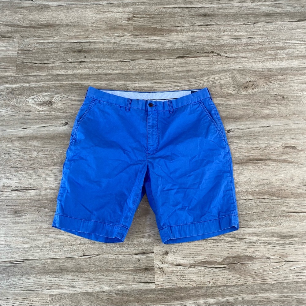 Polo by Ralph Lauren Blue Flat Front Shorts